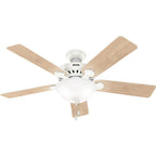 Hunter 52727 Fresh White 52in Pro's Best Dc-white Image 4