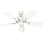 Hunter 53486 Fresh White 42 Inch Builder Elite Fresh White Image 1