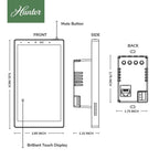 Hunter 99982 Fresh White Huntersmart Smart Wall Panel Image 4