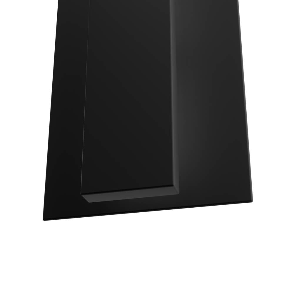 Hunter 46063 Matte Black Canoga Outdoor 1 Light Large Wall Light Black Image 3