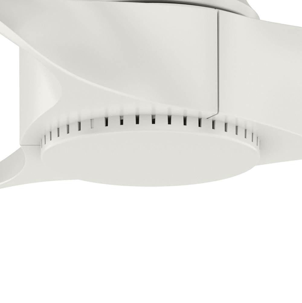 Hunter 52998 Fresh White 60 Inch Mosley Energy Star Fresh White Damp Rated Ceiling Fan And Wall Control Image 8