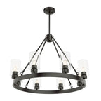 Hunter 19011 Noble Bronze Hartland 8 Light Chandelier Image 1