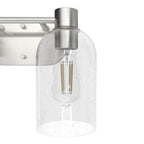 Hunter 19778 Brushed Nickel Lochemeade 2 Light Vanity Image 4