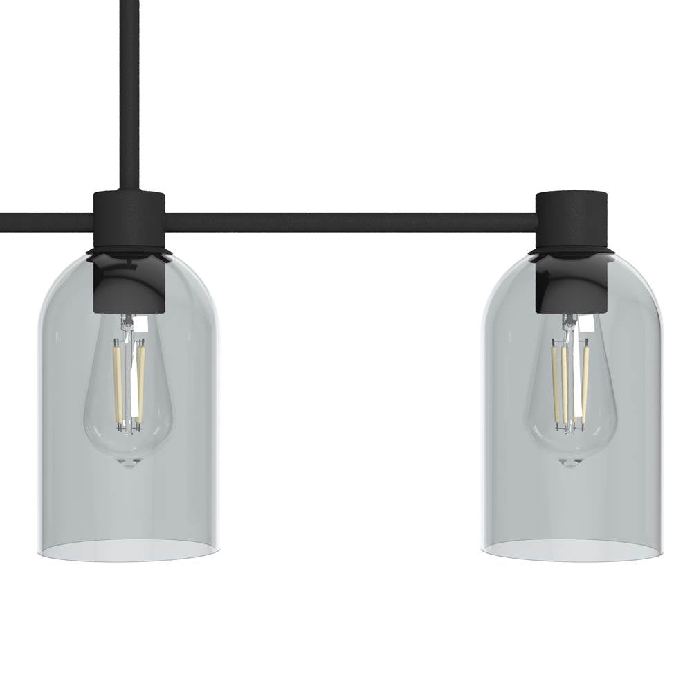 Hunter 19715 Natural Iron Lochemeade 4 Light Linear Chandelier Image 5