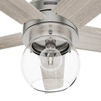 Hunter Xidane Hunter 52 Inch Xidane Brushed Nickel Ceiling Fan With Led Light Kit And Handheld Remote