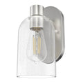 Hunter 19775 Brushed Nickel Lochemeade 1 Light Wall Sconce Image 1