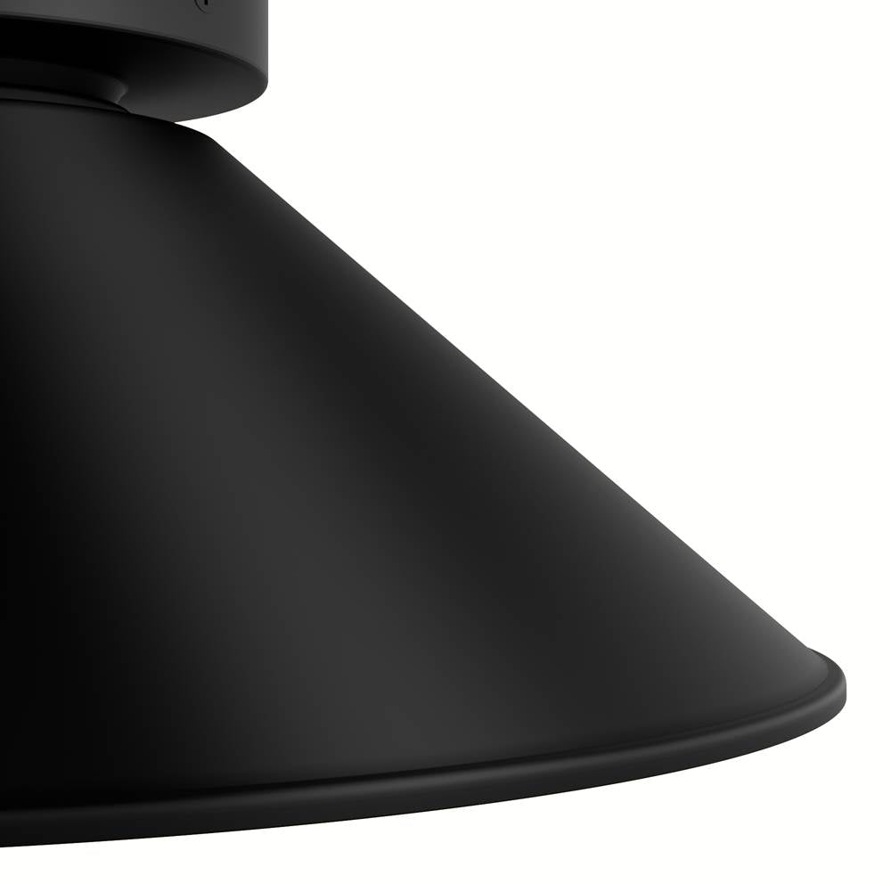 Hunter Skyflow Matte Black 1 Light Medium