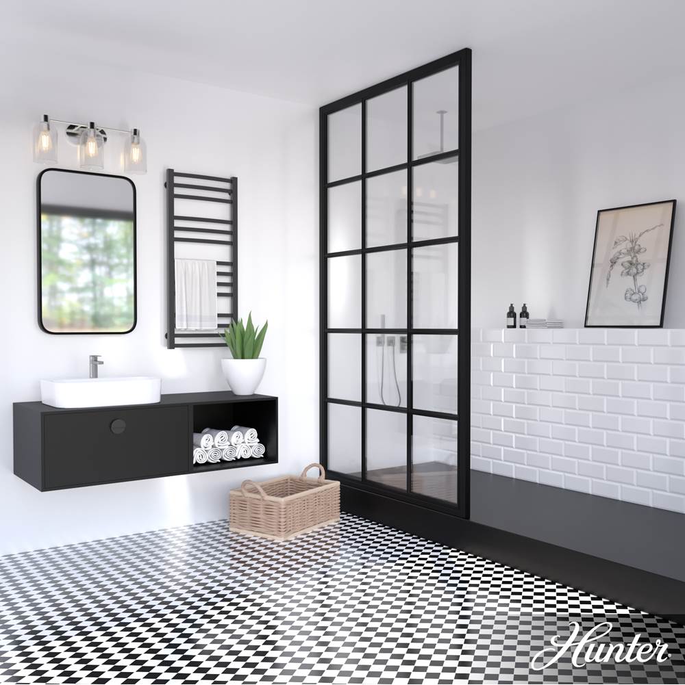 Hunter Lochemeade 3 Light Vanity
