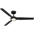 Hunter 53518 Matte Black Zentech 3 Blade Indoor/outoor Smart Fan 52in - Matte Black Image 1