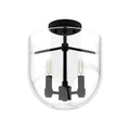 Hunter Sacha 3 Light Semi-flush Mount
