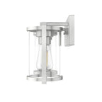 Hunter 48002 Brushed Nickel Astwood Brushed Nickel With Clear Glass 2 Light Vanity Wall Light Fixture Image 6