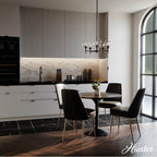 Hunter 19510 Matte Black Xidane Matte Black With Clear Glass 5 Light Chandelier Ceiling Light Fixture Image 5
