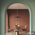 Hunter Moriso 1 Light Large Pendant Black