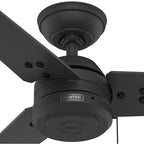 Hunter 50320 Matte Black 36 Inch Cassius Matte Black Image 3