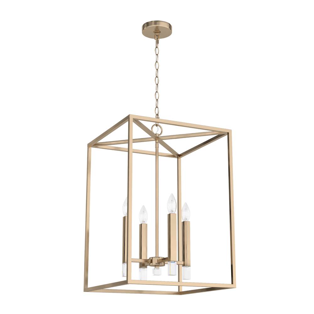 Hunter Sunjai Large Foyer 17 Inch Palm Gold