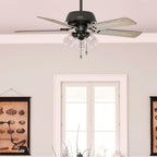 Hunter 51714 Noble Bronze 52 Inch Shady Grove Noble Bronze Ceiling Fan With Led Light Kit And Pull Chain Image 3