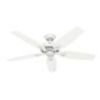 Hunter 53240 Snow White 52'' Builder Elite-snow White Image 1