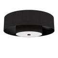 Hunter 52975 Matte Black 30 Inch Brookside Matte Black Ceiling Fan With Led Light Kit And Handheld Remote Image 1