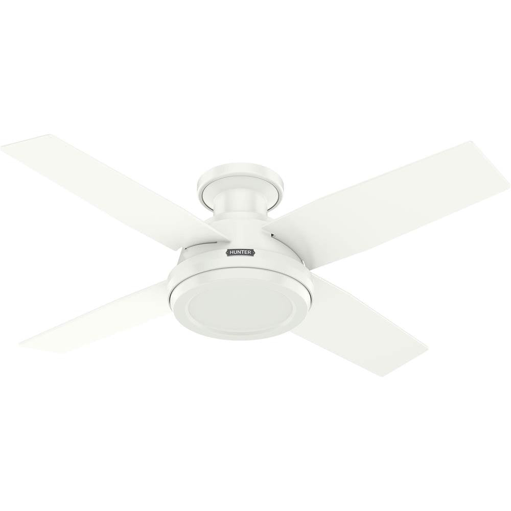 Hunter 59334 Fresh White 44 Inch Dempsey Lp Fresh White Image 1