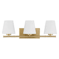 Hunter 48114 Alturas Gold Fauna Grove 3 Light Medium Vanity Gold Image 1