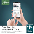 Hunter 99981 Fresh White Huntersmart Smart Fan Upgrade Kit With Remote Control Image 3