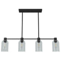 Hunter 19715 Natural Iron Lochemeade 4 Light Linear Chandelier Image 1