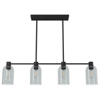 Hunter 19715 Natural Iron Lochemeade 4 Light Linear Chandelier Image 1