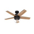 Hunter 52289 Matte Black 44in Margo - Flat Matte Black Image 1