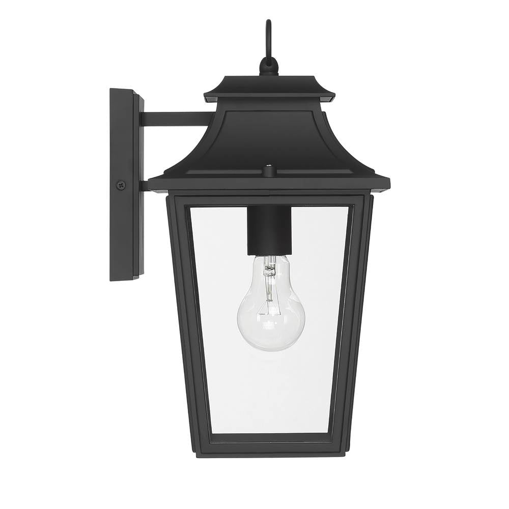 Hunter 46080 Matte Black Hunter Spring Cove Matte Black With Clear Glass 1 Light Image 3