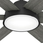 Hunter Donatella 52 Inch Donatella Matte Black Ceiling Fan With Led Light Kit And Handheld Remote