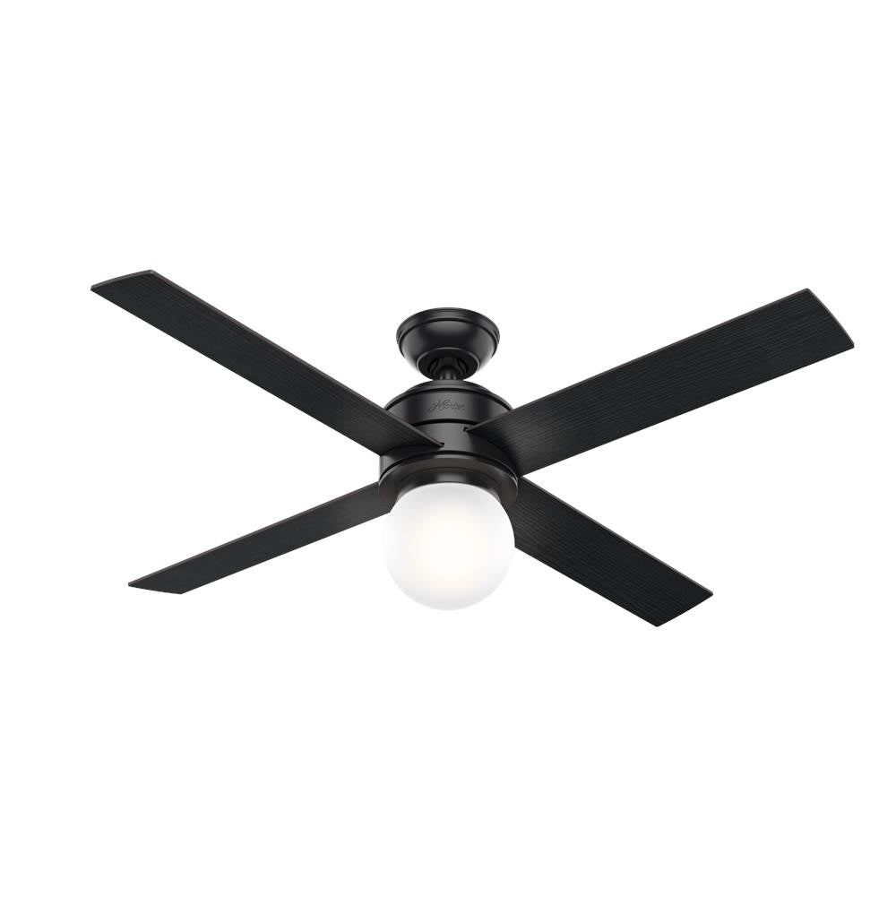 Hunter 59321 Matte Black 52'' Hepburn-matte Black Image 1