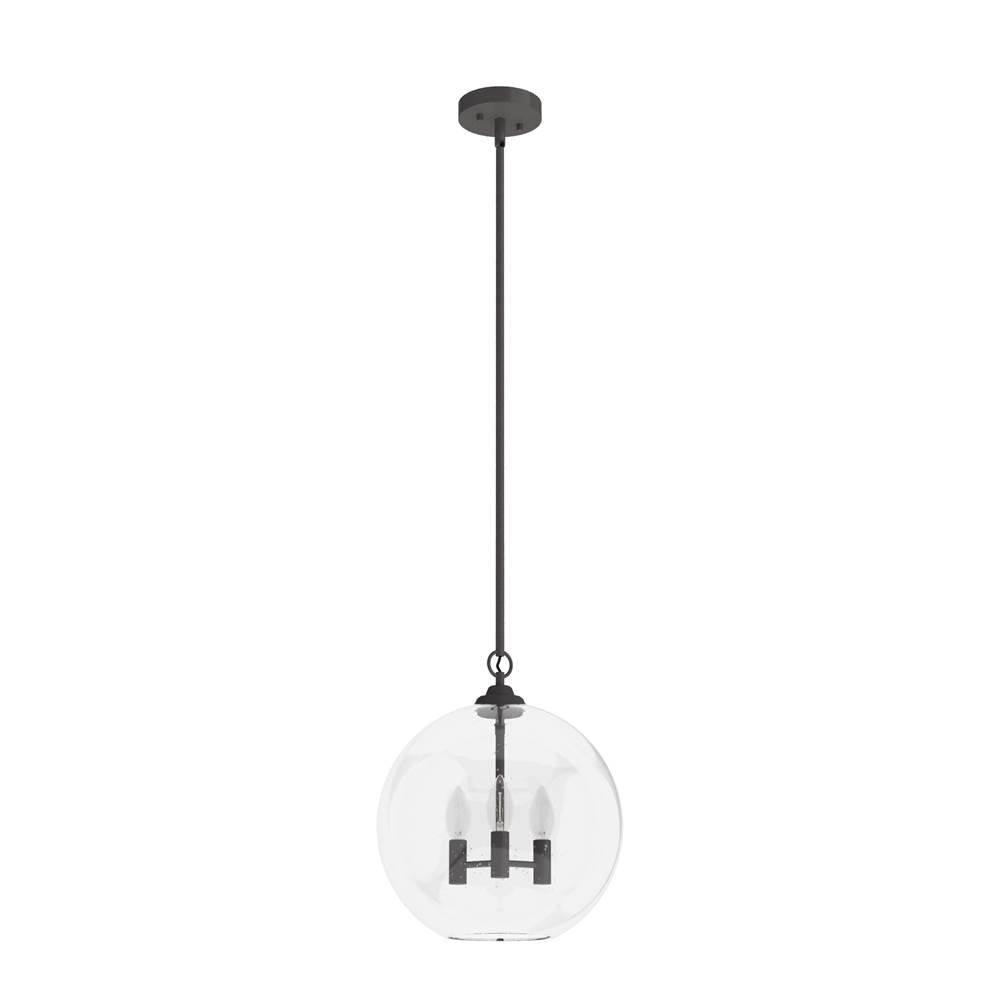 Hunter 19556 Noble Bronze Hunter High Oaks Noble Bronze 3 Light Pendant Ceiling Light Fixture Image 1