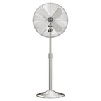 Hunter 97317 Brushed Nickel Standing Fan Image 1