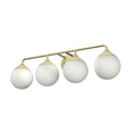 Hunter Hepburn 4 Light Vanity Modern Brass