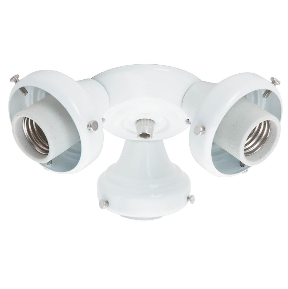 Hunter 99135 White Three-light White Fitter Image 1