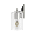 Hunter 48032 Brushed Nickel Kerrison Brushed Nickel With Seeded Glass 4 Light Vanity Wall Light Fixture Image 6