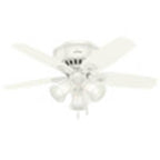 Hunter 51090 Snow White 42'' Builder Lp-snow White Image 1