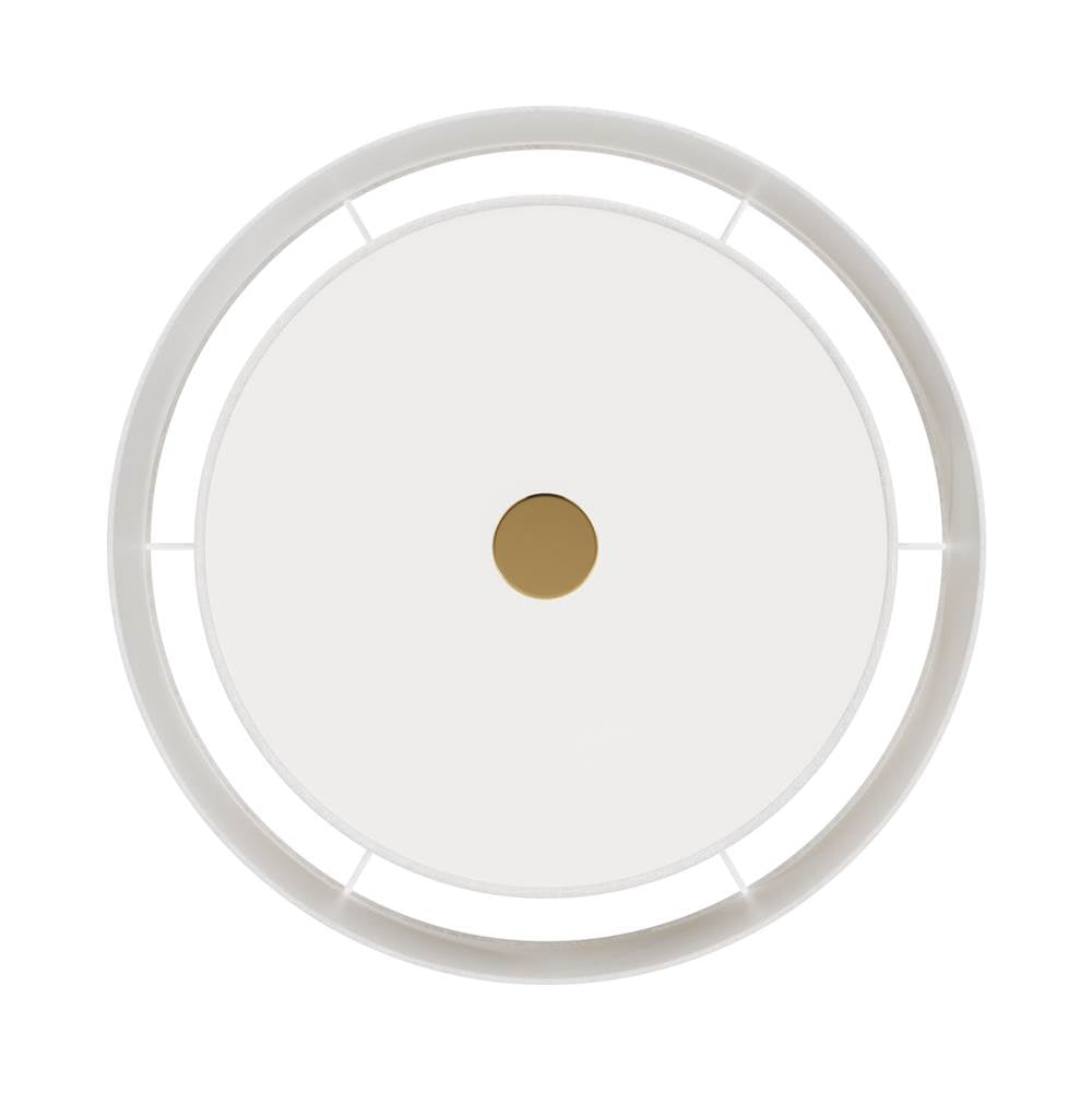 Hunter 48122 Luxe Gold Brookside 2 Light Medium Flush White Image 2