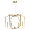 Hunter Zoanne 6 Light Chandelier 24 Inch Alturas Gold
