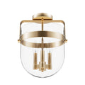 Hunter Karloff 3 Light Semi-flush Mount