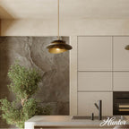 Hunter Hiro 1 Light Large Pendant Gold