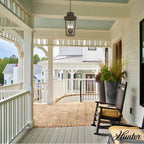 Hunter Spring Cove Hunter Spring Cove Matte Bronze With Clear Glass 3 Light