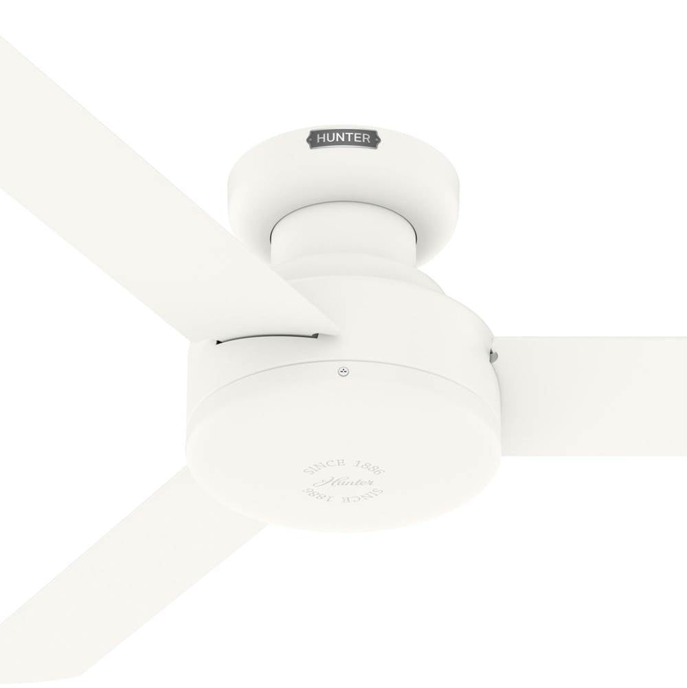 Hunter 52402 Matte White 44in Presto Lp - Matte Fresh White Image 7
