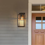 Hunter 46045 Matte Bronze Aspenbrook Outdoor 1 Light Large Wall Light Bronze Image 6