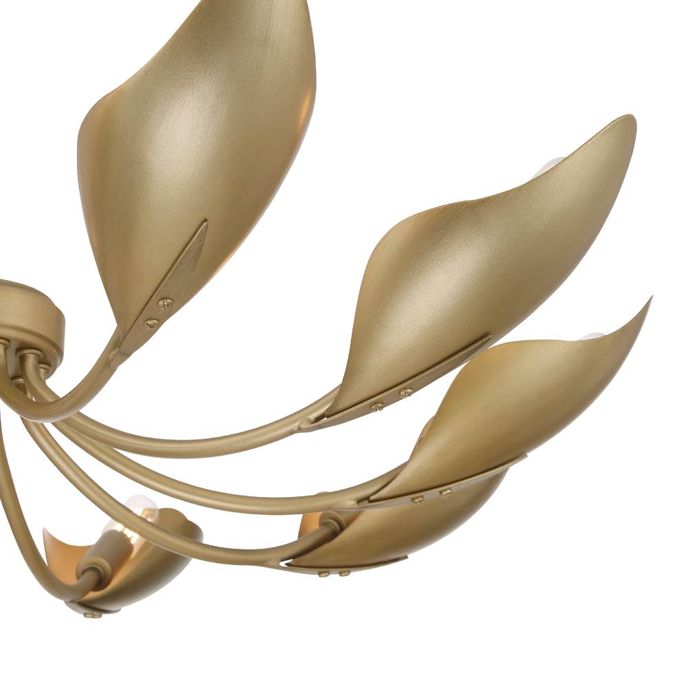 Hunter 48223 Luxe Gold Hunter Juneway Luxe Gold 10 Light Medium Chandelier Ceiling Light Fixture Image 4