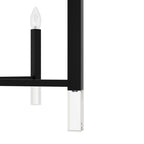 Hunter 45232 Matte Black Sunjai Matte Black 9 Light Chandelier Ceiling Light Fixture Image 6