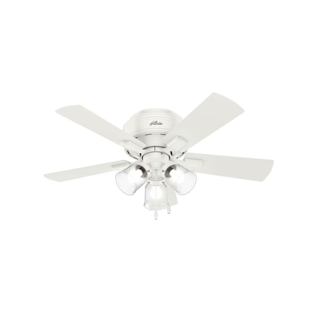 Hunter 52152 Fresh White 42'' Crestfield Lp -fresh White Image 1