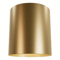 Hunter 13125 Luxe Gold Canoga Luxe Gold 1 Light Small Flush Mount Ceiling Light Fixture Image 1