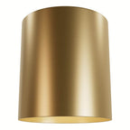 Hunter 13125 Luxe Gold Canoga Luxe Gold 1 Light Small Flush Mount Ceiling Light Fixture Image 1