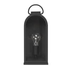 Hunter 46058 Matte Black Hunter Kendra Bell Matte Black With Clear Glass 1 Light Image 1